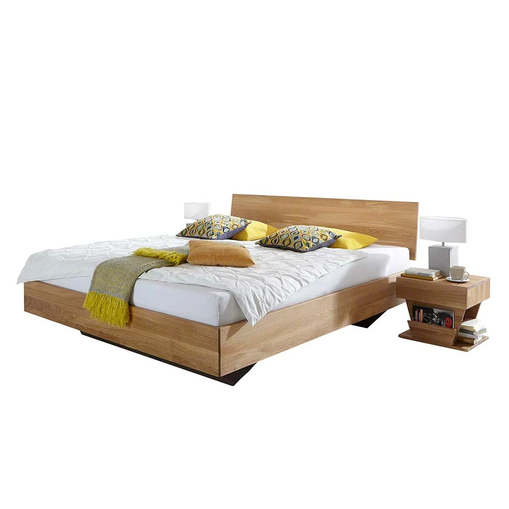 Schwebebett Oltervas und Design Nachttische (dreiteilig) Schwebebett Oltervas Und Design Nachttische (dreiteilig) -Valganios Sales schwebebett design nachttische massivholz wildeiche oltervas f