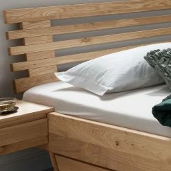 Schwebebett Mit Stauraum Aus Wildeiche - Zennian -Valganios Sales schwebebett mit stauraum aus wildeiche geoeltes massivholz zennian 03