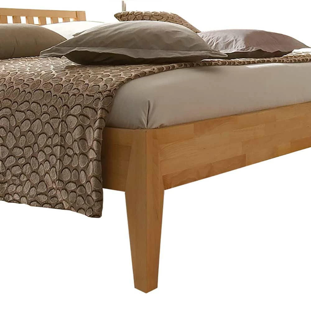 Set Bett & Nachtkonsolen aus Holz - Jilmena (dreiteilig) Set Bett & Nachtkonsolen Aus Holz - Jilmena (dreiteilig) -Valganios Sales set bett nachtkonsolen aus holz kernbuche geoelt jilmena 03