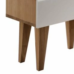 Set Doppelbett In Weiß & Wildeiche - Inrova (dreiteilig) -Valganios Sales set doppelbett in weiss wildeiche mit nachtkommoden inrova 05