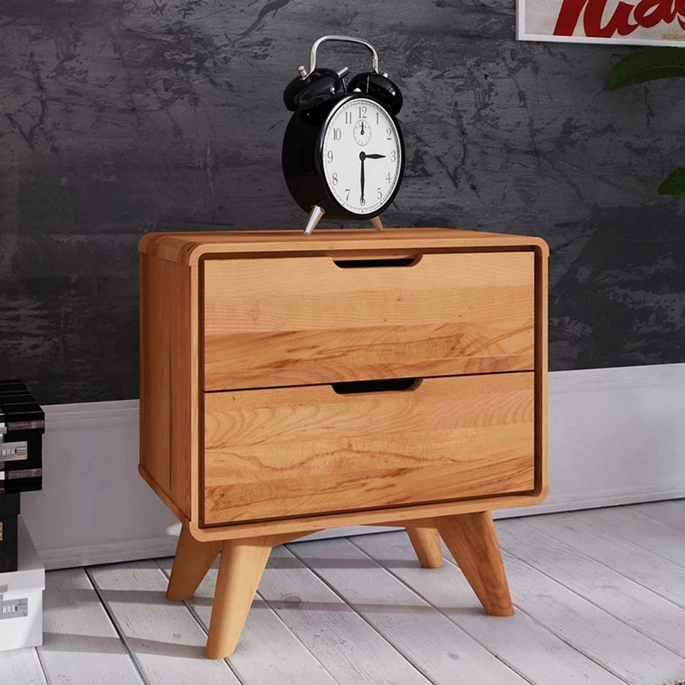 Set Doppelbett & Nachtkommoden - Junola I (dreiteilig) Set Doppelbett & Nachtkommoden - Junola I (dreiteilig) -Valganios Sales set doppelbett nachtkommoden aus kernbuche ueberlaenge 210cm junola i 05