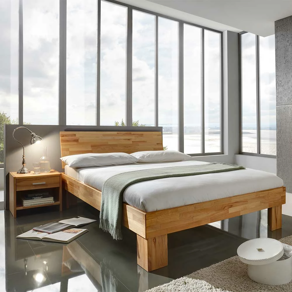 Set Massivholzbett für 2 Personen - Rudacia (dreiteilig) Set Massivholzbett Für 2 Personen - Rudacia (dreiteilig) -Valganios Sales set massivholzbett fuer 2 personen inkl 2 nachtkommoden rudacia 01