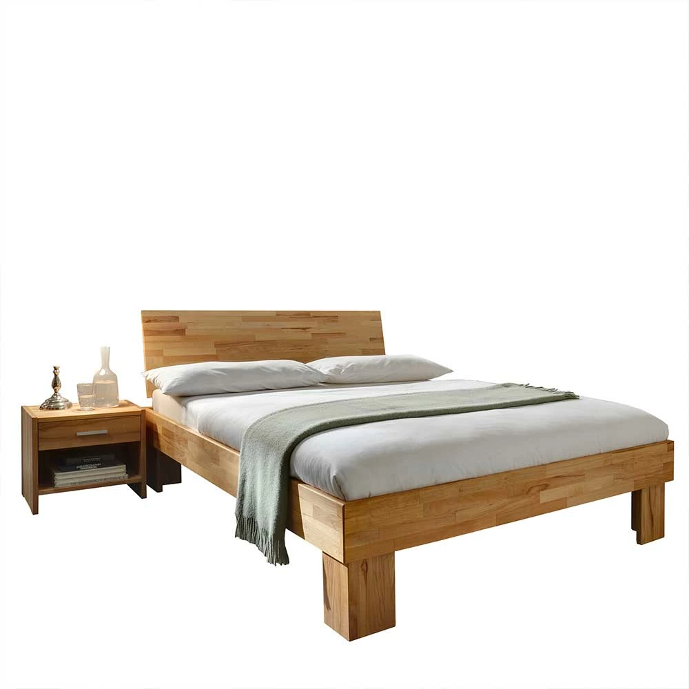 Set Massivholzbett für 2 Personen - Rudacia (dreiteilig) Set Massivholzbett Für 2 Personen - Rudacia (dreiteilig) -Valganios Sales set massivholzbett fuer 2 personen inkl 2 nachtkommoden rudacia f