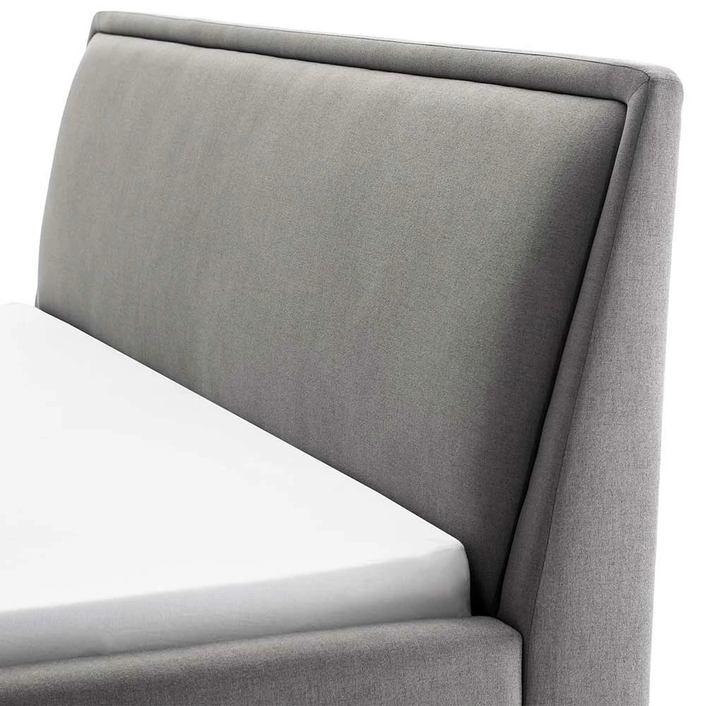 Skandi Polsterbett in Hellgrau & Schwarz - Stramo Skandi Polsterbett In Hellgrau & Schwarz - Stramo -Valganios Sales skandi polsterbett in hellgrau schwarz mit 50 cm einstiegshoehe stramo 04