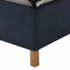 Stauraumbett In Blaugrau & Eiche - Tagma -Valganios Sales stauraumbett in blaugrau eiche mit 120 cm hohem kopfteil tagma 03