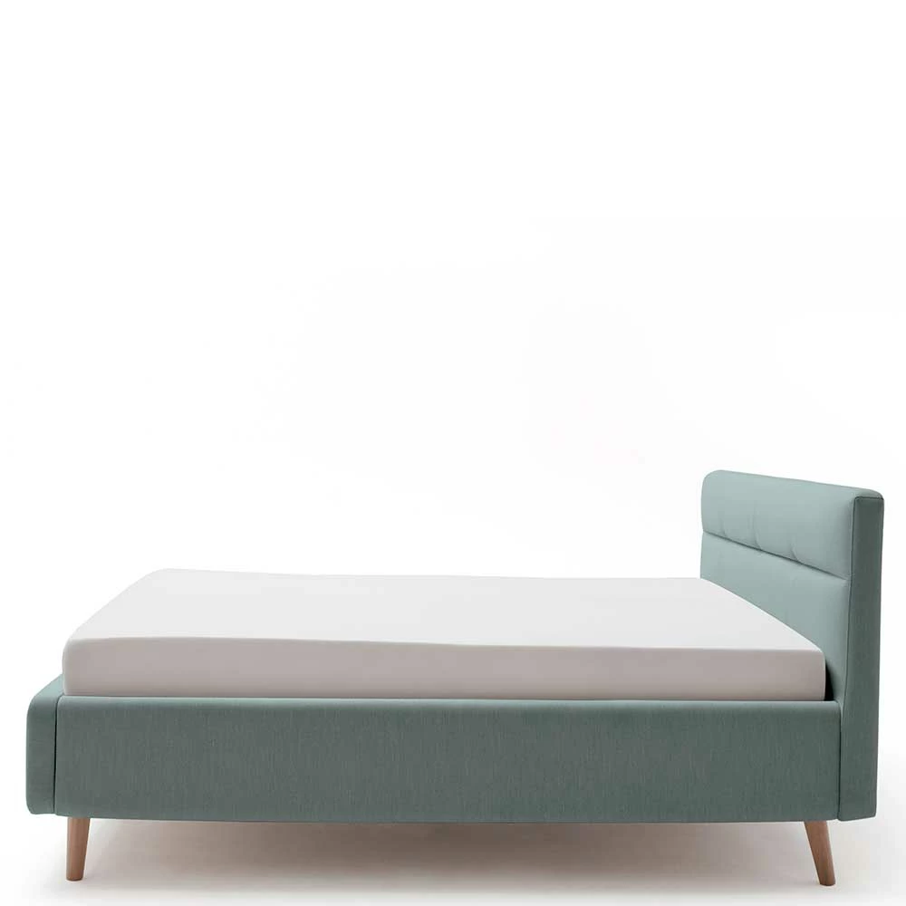 Stauraumbett in hellem Blau & Eiche - Armele Stauraumbett In Hellem Blau & Eiche - Armele -Valganios Sales stauraumbett in hellem blau eiche mit 50 cm komforteinstieg armele 04