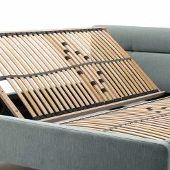 Stauraumbett In Hellem Blau & Eiche - Armele 7 Stauraumbett In Hellem Blau & Eiche - Armele -Valganios Sales stauraumbett in hellem blau eiche mit 50 cm komforteinstieg armele 05