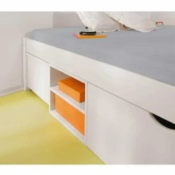 Stauraumbett Nanini In Weiß -Valganios Sales stauraumbett weiss nachttischen nanini 03