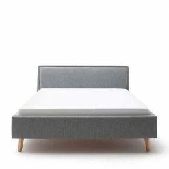 Stoffbett Im Skandinavischen Stil In Grau - Cepter 6 Stoffbett Im Skandinavischen Stil In Grau - Cepter -Valganios Sales stoffbett im skandinavischen stil in grau mit holzbeinen aus eiche cepter 04