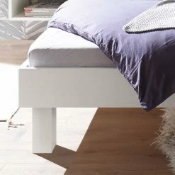 Weiß Lackiertes Holzbett Aus Buche - Panareaz 4 Weiß Lackiertes Holzbett Aus Buche - Panareaz -Valganios Sales weiss lackiertes holzbett aus buche als einzelbett oder doppelbett panareaz 02