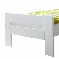 Weiß Lackiertes Holzbett Günstig - Jean -Valganios Sales weiss lackiertes holzbett guenstig aus kiefer massivholz jean 02