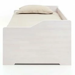 Weißes Ausziehbett Aus Kernbuche Sylvester In 90x200 Cm -Valganios Sales weisses ausziehbett aus kernbuche in 90x200 cm sylvester 05