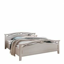 Weißes Landhausbett Modern - Beato