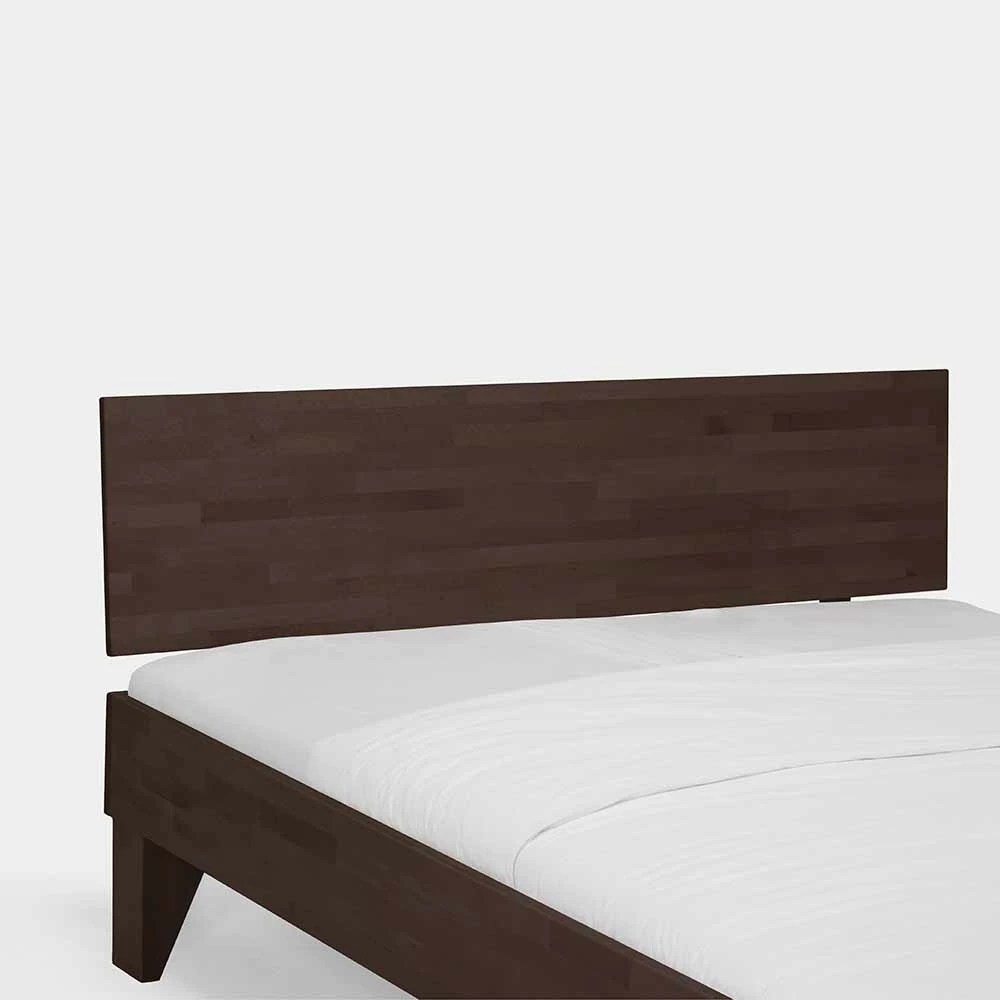 Wengefarbiges Holzbett Careful aus Buche massiv lackiert Wengefarbiges Holzbett Careful Aus Buche Massiv Lackiert -Valganios Sales wengefarbiges holzbett buche massiv lackiert vollflaechiges holz kopfteil careful 03