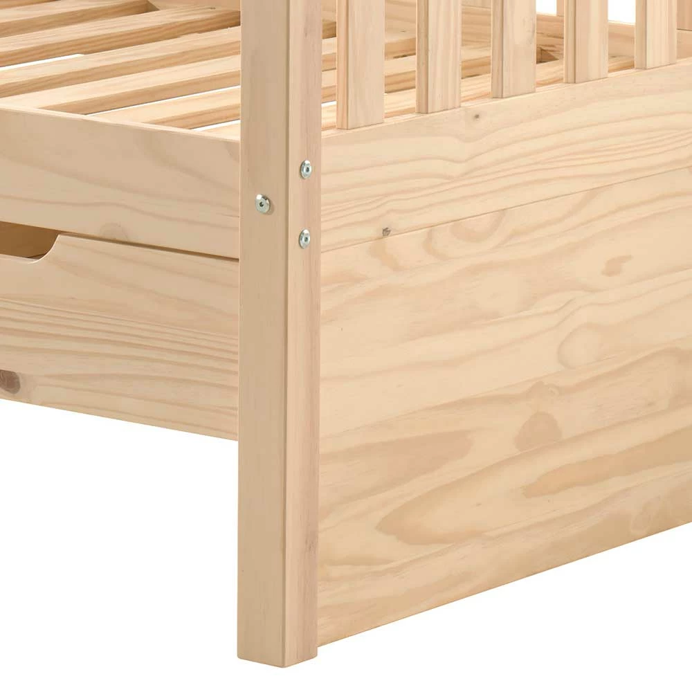 White Wash Funktionsbett mit drei Schubladen - Camilla White Wash Funktionsbett Mit Drei Schubladen - Camilla -Valganios Sales white wash funktionsbett mit drei schubladen im kojendesign aus kiefer massiv camilla 04