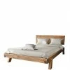 Wildeiche Balkenbett Im Modern Country Style - Rain