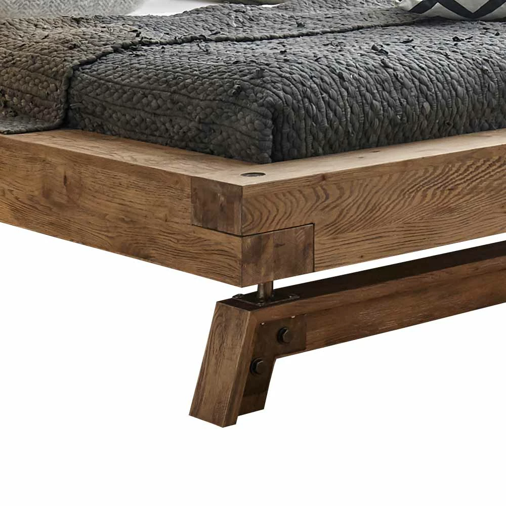 Wildeiche Balkenbett Aqua im Industry Style Wildeiche Balkenbett Aqua Im Industry Style -Valganios Sales wildeiche balkenbett industry style balkenkopfteil mit kunstleder kissen dunkelgrau aqua 03