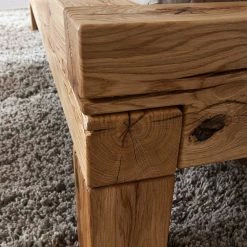 Wildeiche Balkenbett Mit Balken-Kopfteil - Satton 5 Wildeiche Balkenbett Mit Balken-Kopfteil - Satton -Valganios Sales wildeiche balkenbett mit balken kopfteil optional mit bettkasten satton 03