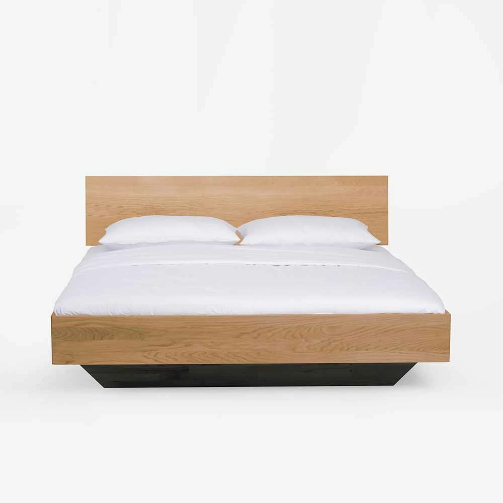 Wildeiche Bett Siao mit Kufengestell dunkel Wildeiche Bett Siao Mit Kufengestell Dunkel -Valganios Sales wildeiche bett kufengestell dunkel schwebeoptik massivholz siao 03