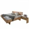 Wildeiche Bett Set Mit Doppelbett - Smiralda (dreiteilig) -Valganios Sales wildeiche bett set mit doppelbett 2 nachttischen smiralda f