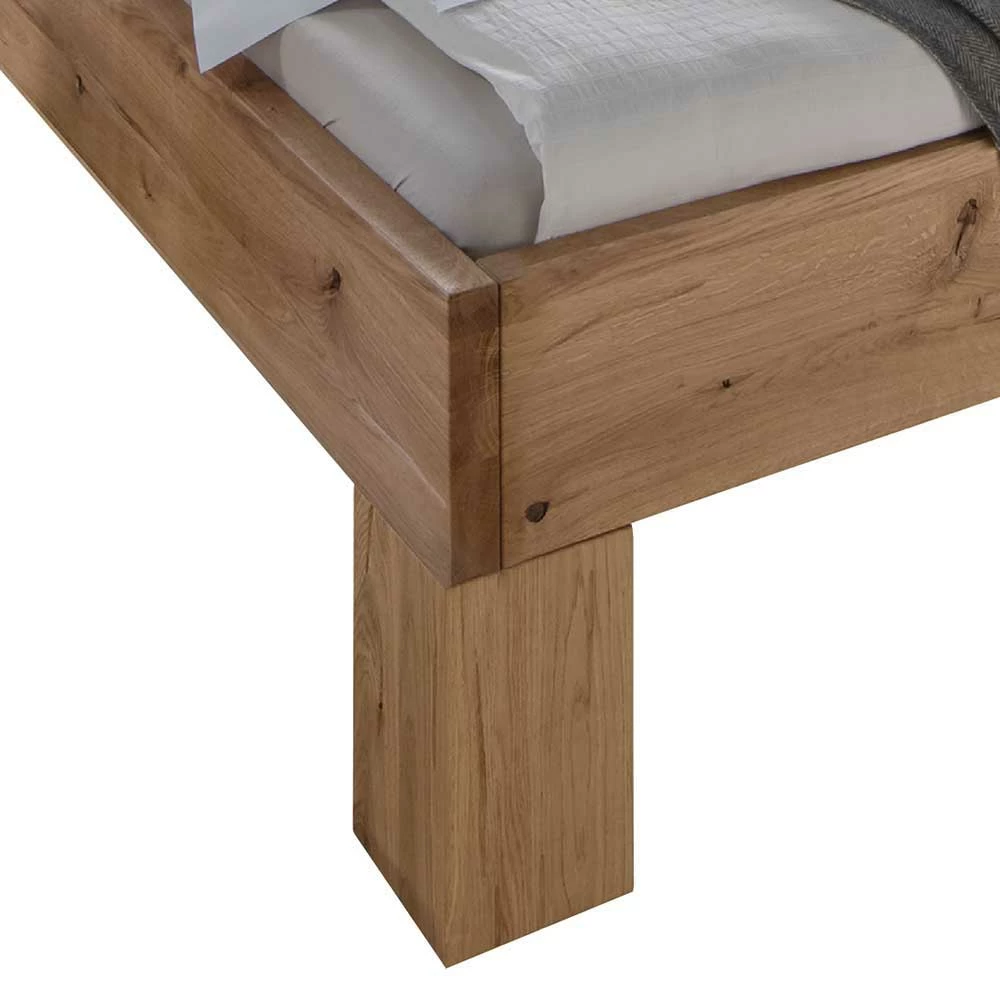 Wildeiche Bettgestell mit Kopfteil - Smiralda Wildeiche Bettgestell Mit Kopfteil - Smiralda -Valganios Sales wildeiche bettgestell mit kopfteil als doppelbett bis 200x200 smiralda 02