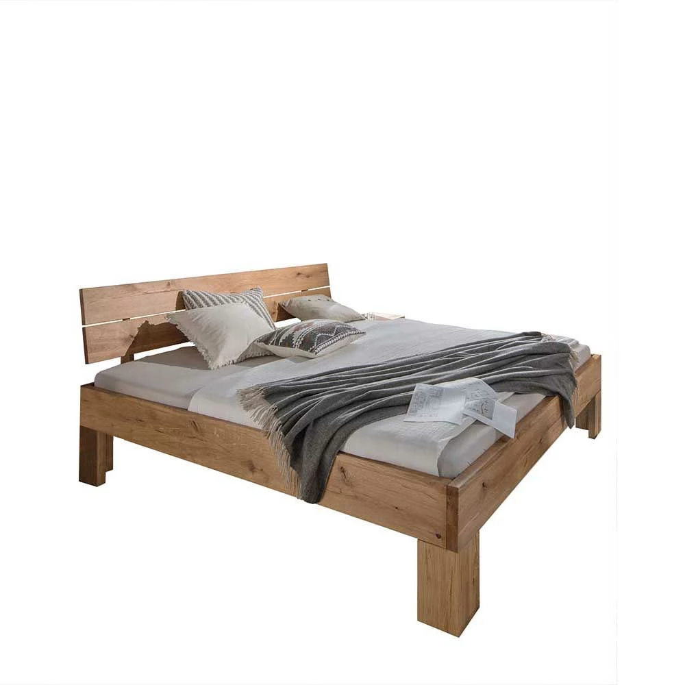 Wildeiche Bettgestell mit Kopfteil - Smiralda Wildeiche Bettgestell Mit Kopfteil - Smiralda -Valganios Sales wildeiche bettgestell mit kopfteil als doppelbett bis 200x200 smiralda f