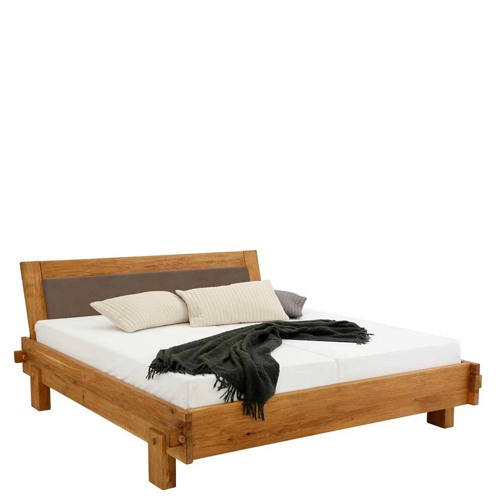 Wildeiche Designbett massiv - Clarina Wildeiche Designbett Massiv - Clarina -Valganios Sales wildeiche designbett massiv in zwei breiten online kaufen clarina f