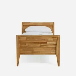 Wildeiche Einzelbett Sionna Mit Kopf- Und Fußteil -Valganios Sales wildeiche einzelbett kopf und fussteil massivholz honigfarben geoelt sionna 02