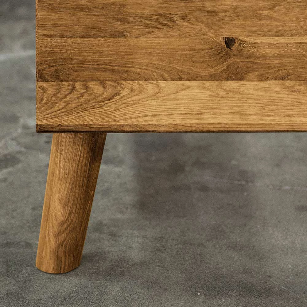 Wildeiche Holzbett ohne Kopfteil - Eavy Wildeiche Holzbett Ohne Kopfteil - Eavy -Valganios Sales wildeiche holzbett ohne kopfteil in 80x200 bis 200x200 eavy 03