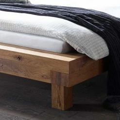 Wildeichebett In Natur Geölt & Gebürstet - Figuera 4 Wildeichebett In Natur Geölt & Gebürstet - Figuera -Valganios Sales wildeichebett in natur geoelt gebuerstet mit kopfteil baumkante figuera 03